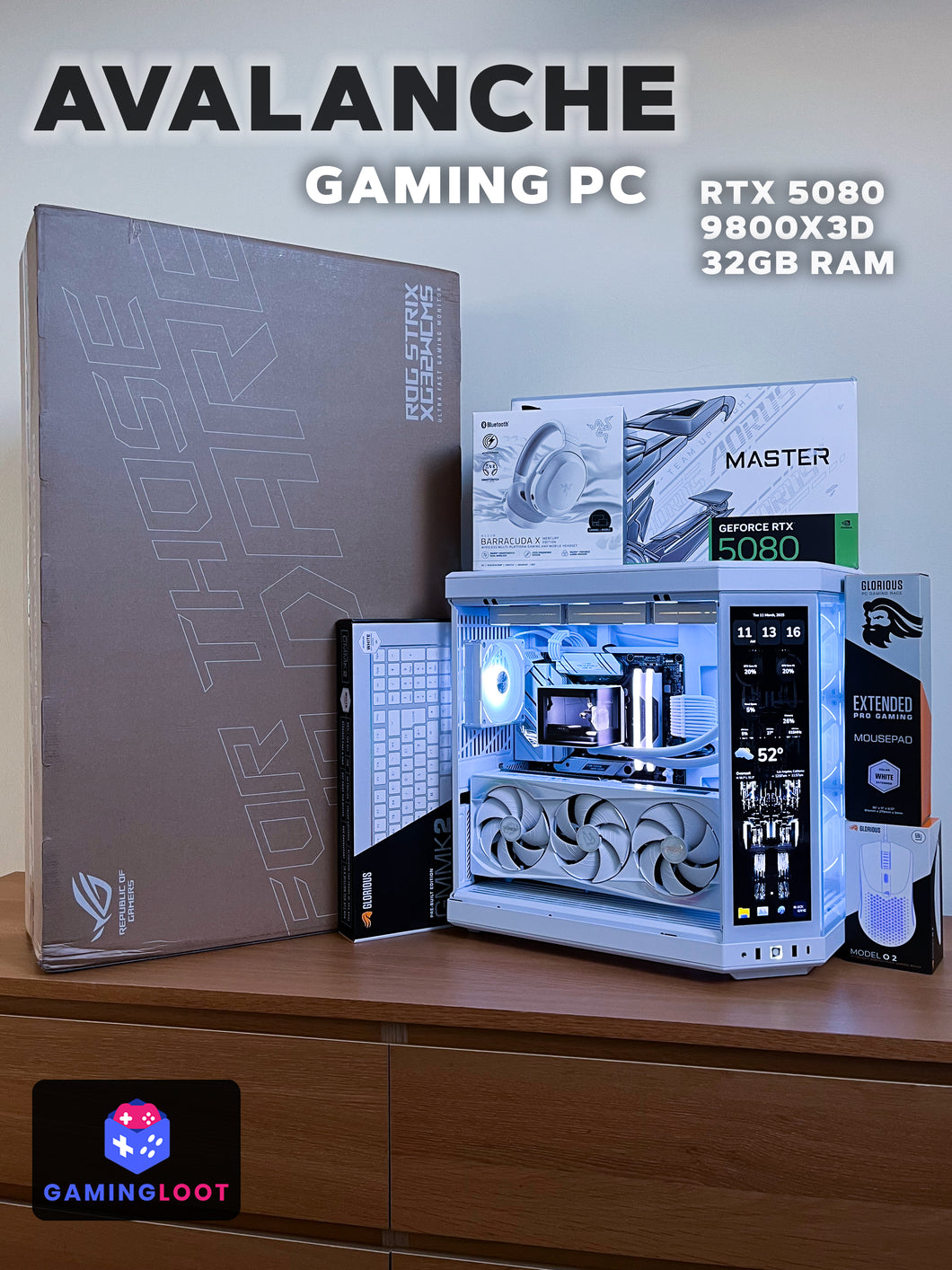 AVALANCHE | RTX 5080 | PC BUNDLE