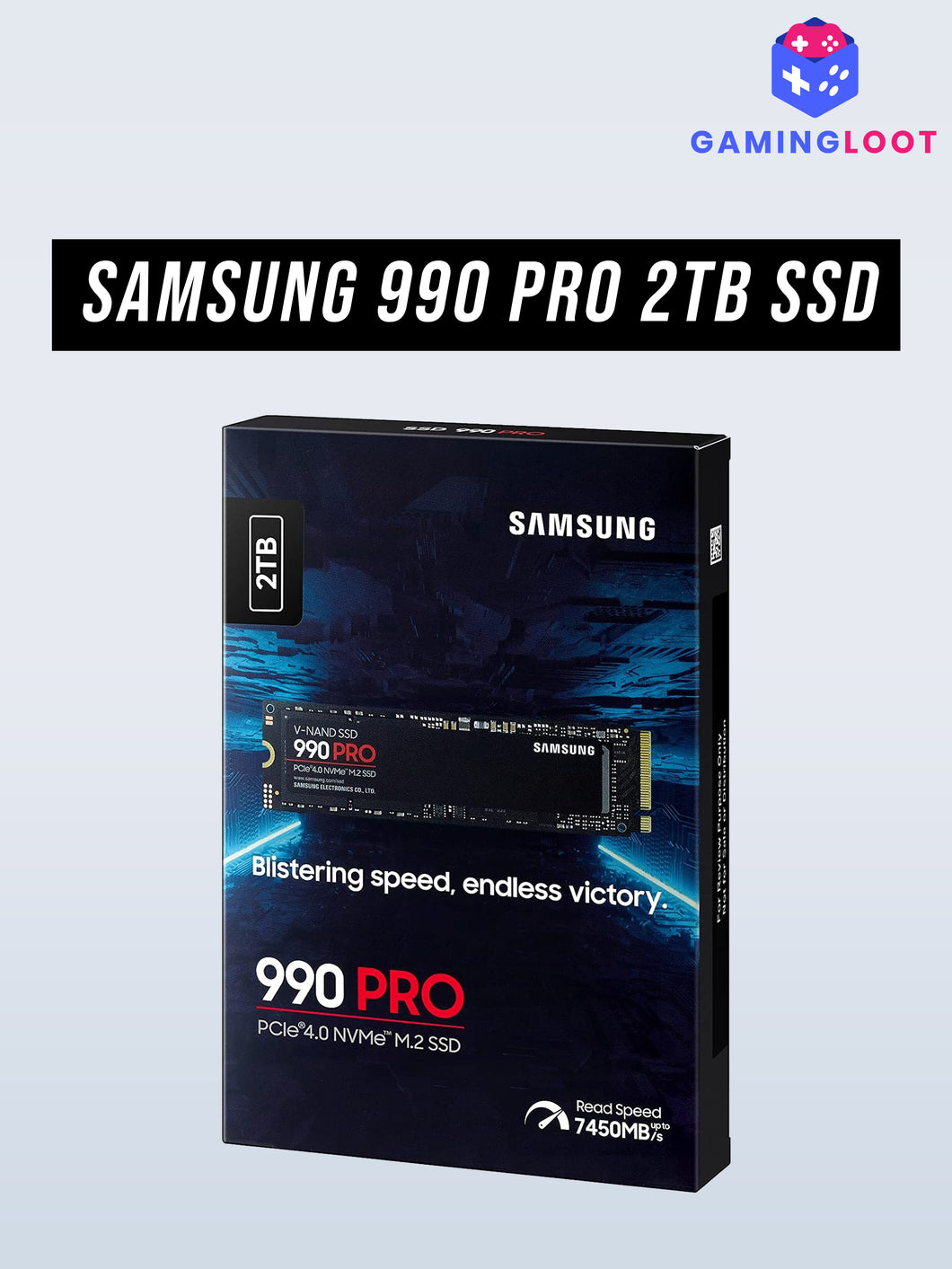 Samsung 990 PRO 2TB PCIe 4.0 M.2 SSD